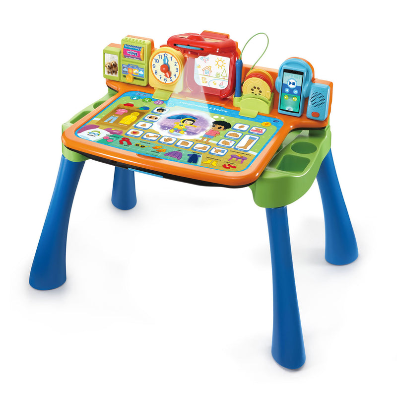 Afbeelding laden in galerijviewer, Vtech mijn magisch bureau 5 in 1 - interactief speelgoed - kinder bureau - peuter tafel - voor jongens meisjes