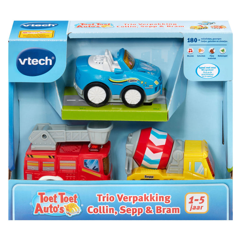 Afbeelding laden in galerijviewer, Vtech toet toet auto's trio pack - collin, sepp en bram
