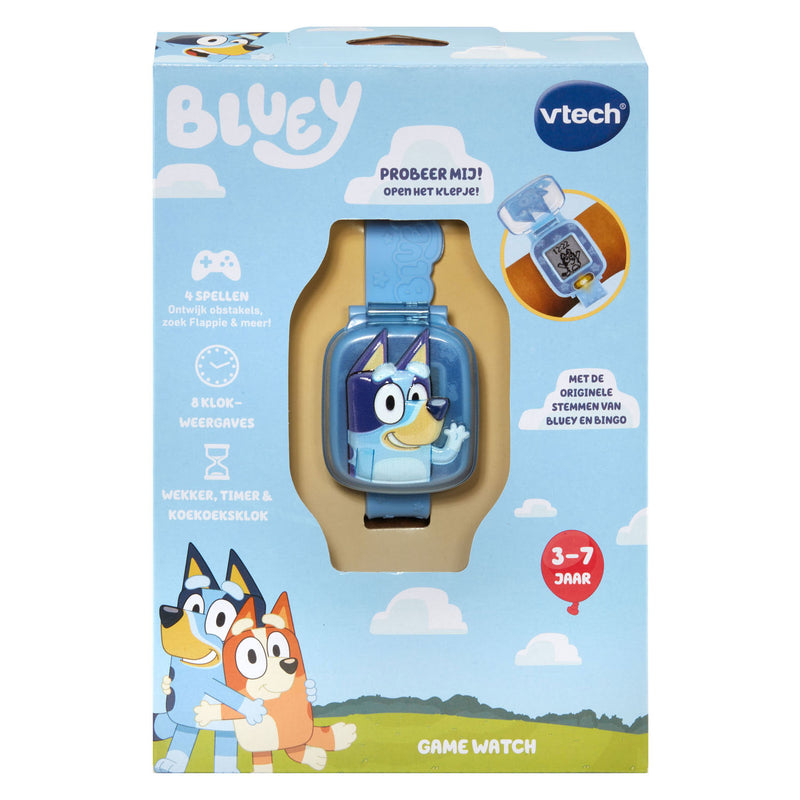 Afbeelding laden in galerijviewer, Vtech bluey learning watch - orginele stemmen van bluey bingo - educatief speelgoed - speel spelletjes - leer klokkijken - vanaf 3 tot 7 jaar