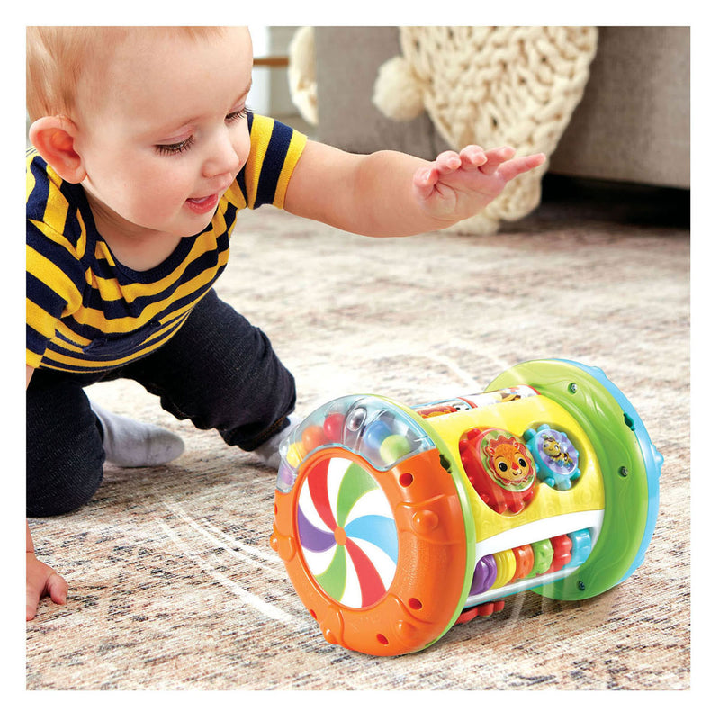 Afbeelding laden in galerijviewer, Vtech magische 3-in-1 tamtamrol babyspeelgoed
