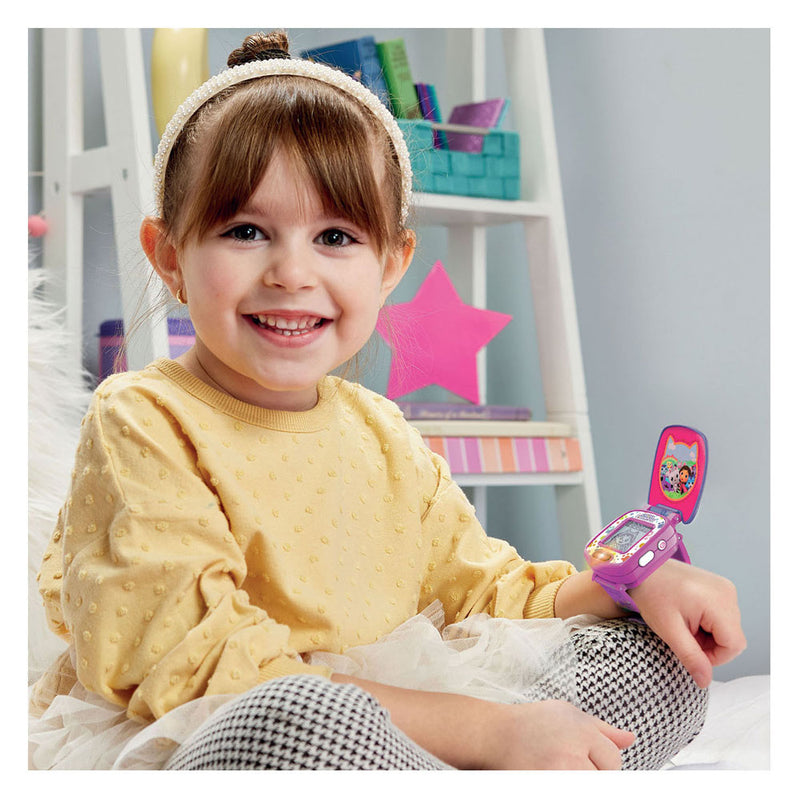 Afbeelding laden in galerijviewer, Vtech gabby's poppenhuis leer horloge