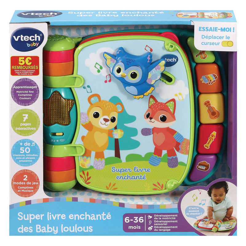 Afbeelding laden in galerijviewer, Vtech interactief baby boekje