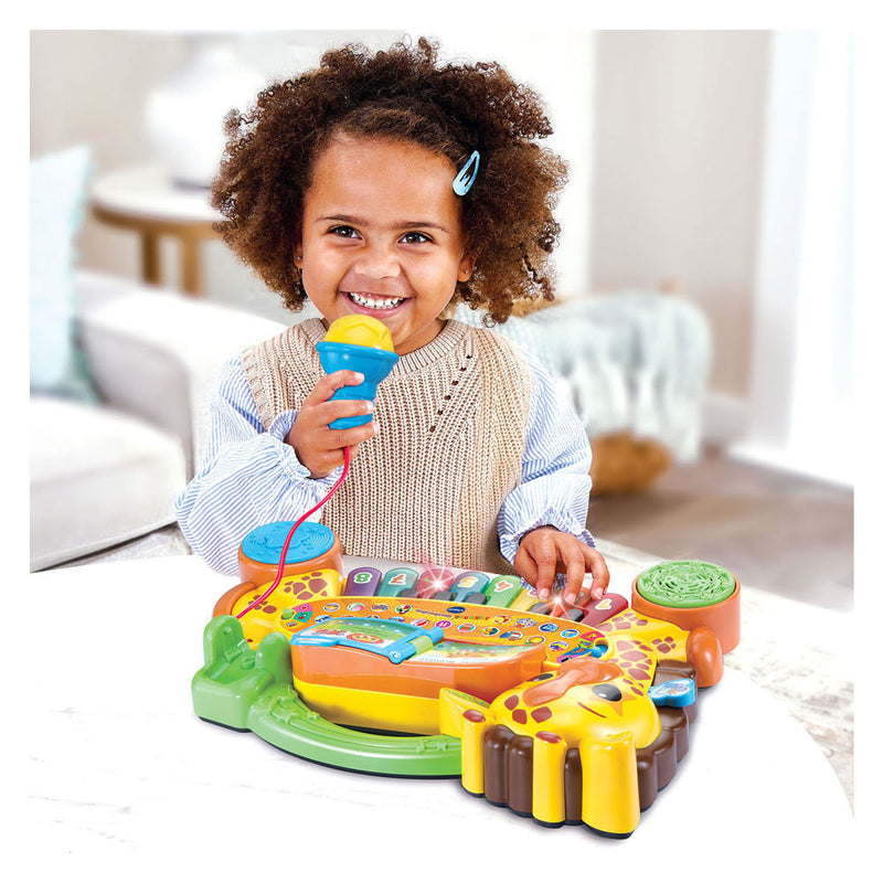 Afbeelding laden in galerijviewer, Vtech jungle rock - mijn piano giraf