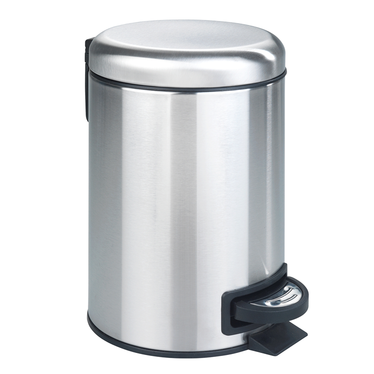 Afbeelding laden in galerijviewer, Wenko 1069562 - afvalemmer leman 3 ltr rvs mat | 1 stuks