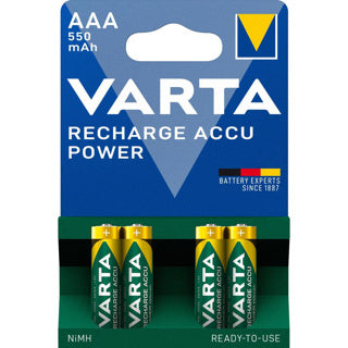 Afbeelding laden in galerijviewer, Varta batterijen aaa 4 stuks oplaadbaar | 10 stuks