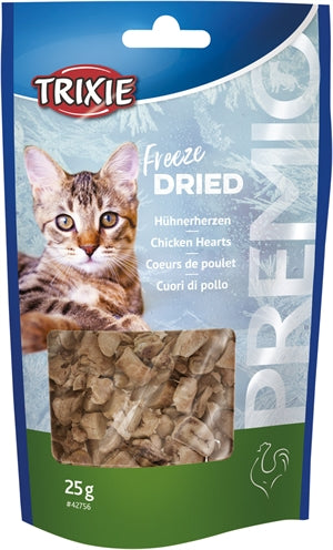 Afbeelding laden in galerijviewer, Trixie Premio freeze dried kippenharten