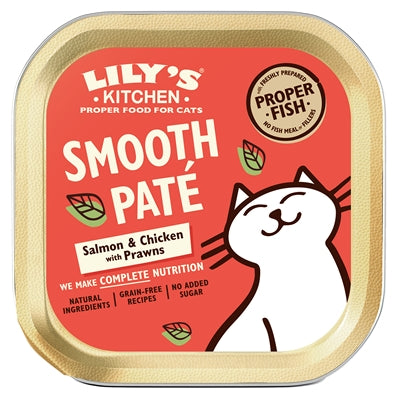 Afbeelding laden in galerijviewer, Lily's kitchen Cat smooth pate salmon chicken