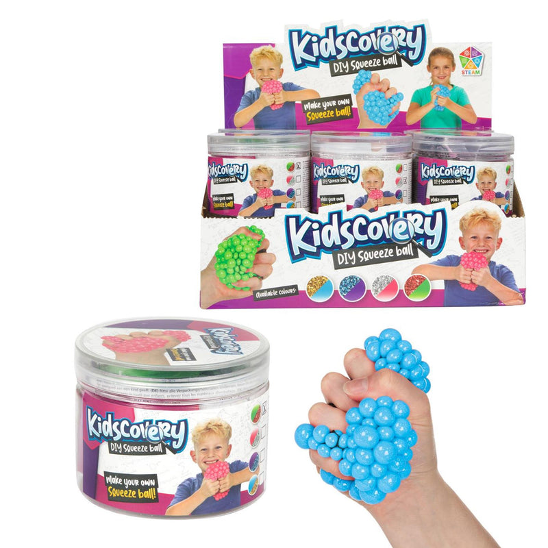 Afbeelding laden in galerijviewer, Toi-toys kidscovery maak een knijpbal in net 4 assorti