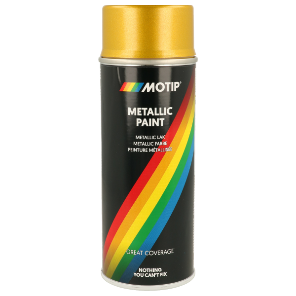 Afbeelding laden in galerijviewer, Motip spuitbus 400ml metallic-goud