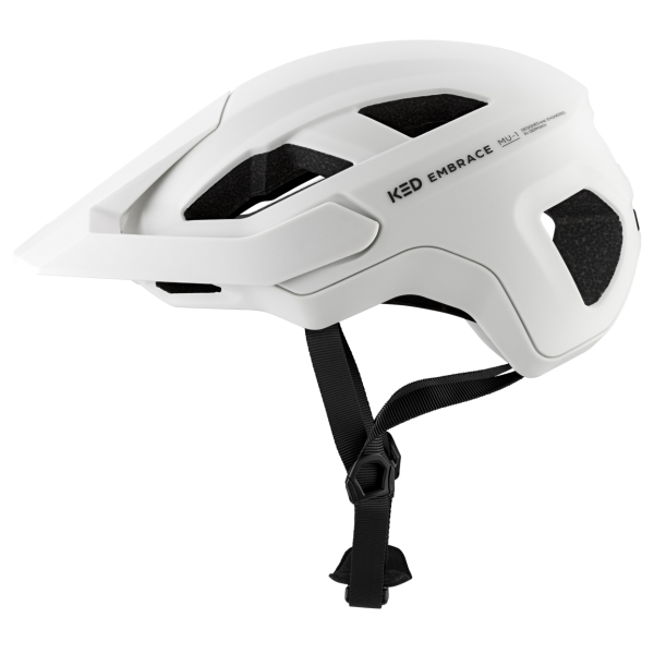 Afbeelding laden in galerijviewer, Ked fietshelm embrace m (54-58cm) - mat wit