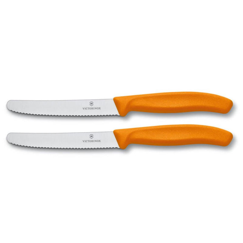 Afbeelding laden in galerijviewer, Victorinox tomatenmes kartel 2st oranje