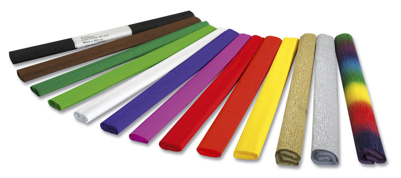Afbeelding laden in galerijviewer, Folia fo-822106 crepepapier 50cmx2,5m krimp à 10 vouw geel