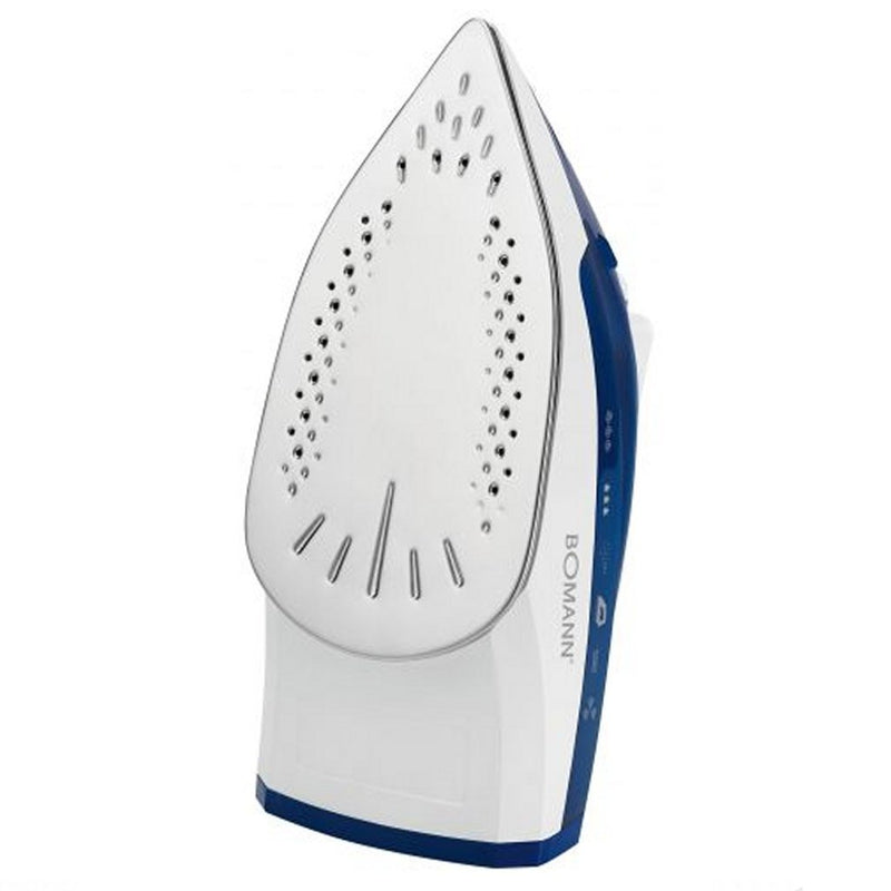 Afbeelding laden in galerijviewer, Bomann db 6004 cb stoomstrijkijzer 2200w 250ml blauw wit
