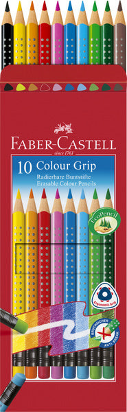 Afbeelding laden in galerijviewer, Faber castell fc-116613 kleurpotlood faber-castell grip 2001 uitgumbaar etui à 10 stuks