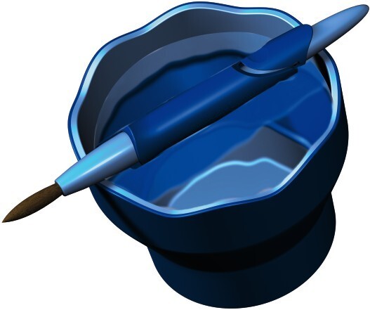 Afbeelding laden in galerijviewer, Faber castell fc-181510 watercup clic go blauw