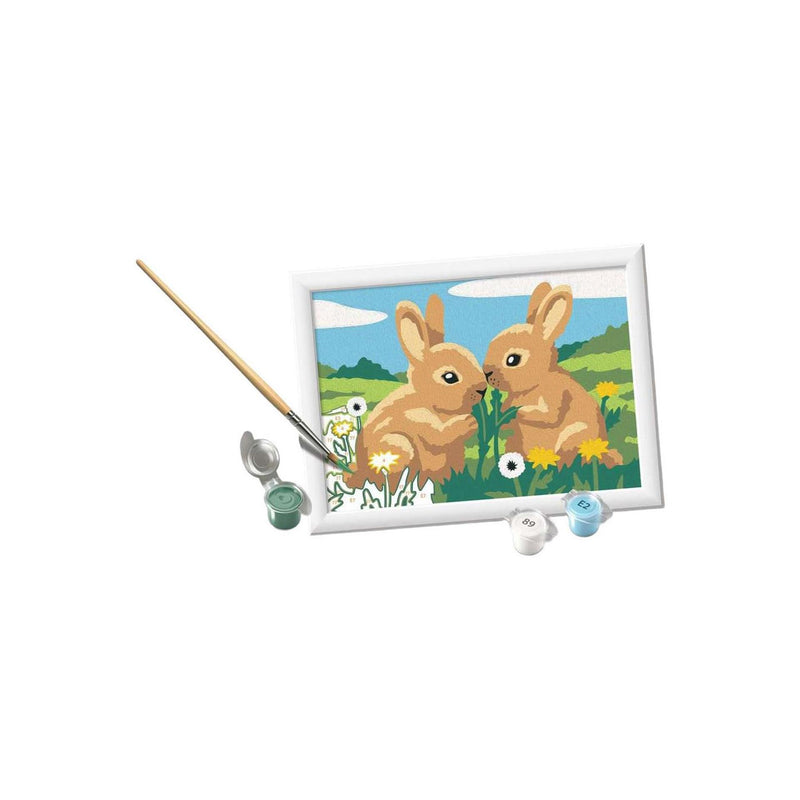 Afbeelding laden in galerijviewer, Ravensburger – creart: bunny friends – schilderen op nummer