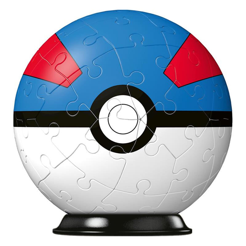 Afbeelding laden in galerijviewer, Ravensburger pokémon great ball 3d puzzel, 54st.