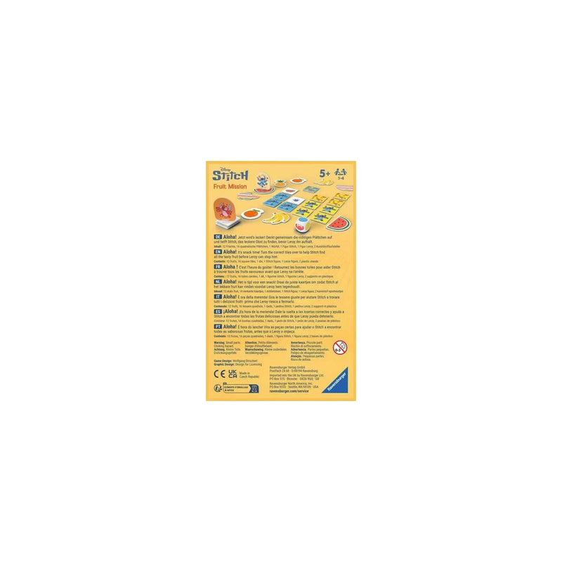 Afbeelding laden in galerijviewer, Ravensburger – disney stitch: fruit mission – kinderspel – vanaf 5 jaar