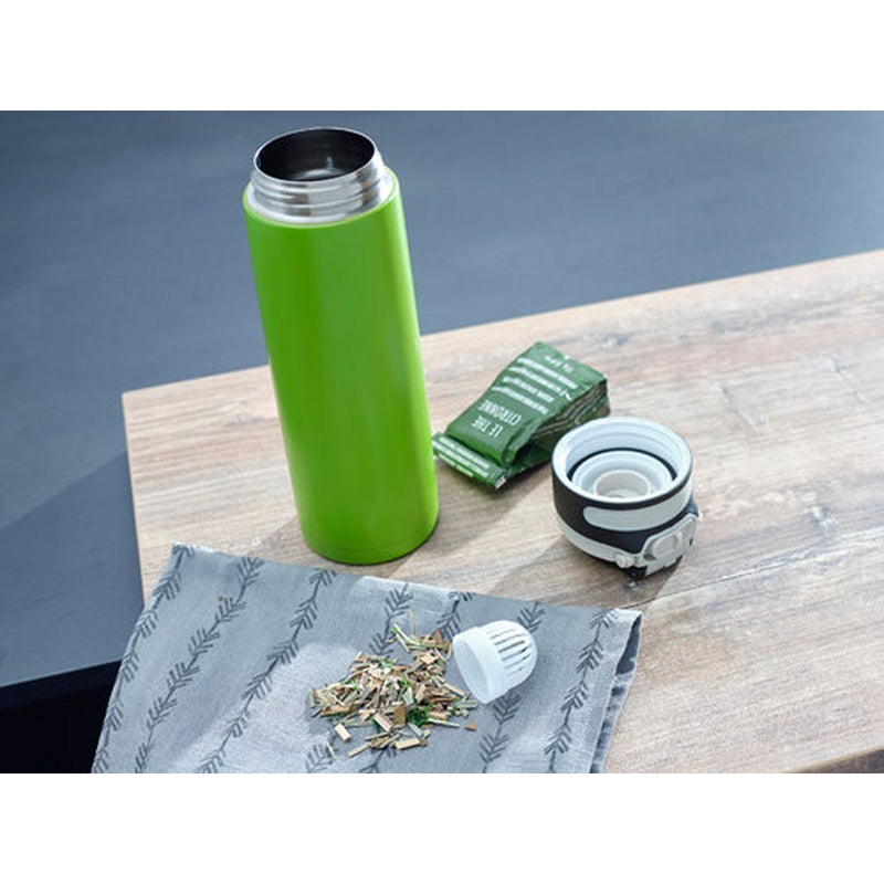 Afbeelding laden in galerijviewer, Leifheit 3277 flip isoleerbeker 600 ml groen