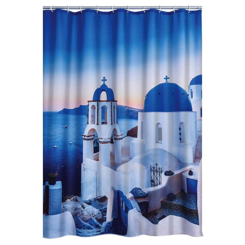 Afbeelding laden in galerijviewer, Ridder douchegordijn santorini 180x200 cm