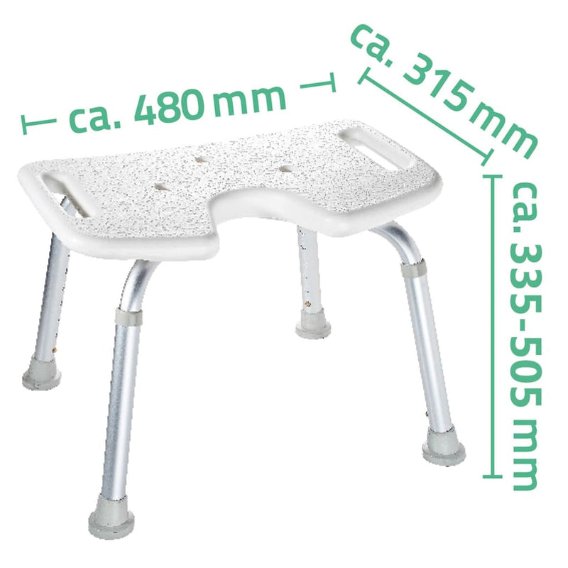 Afbeelding laden in galerijviewer, RIDDER RIDDER Badkamerkruk 150 kg wit A0050501