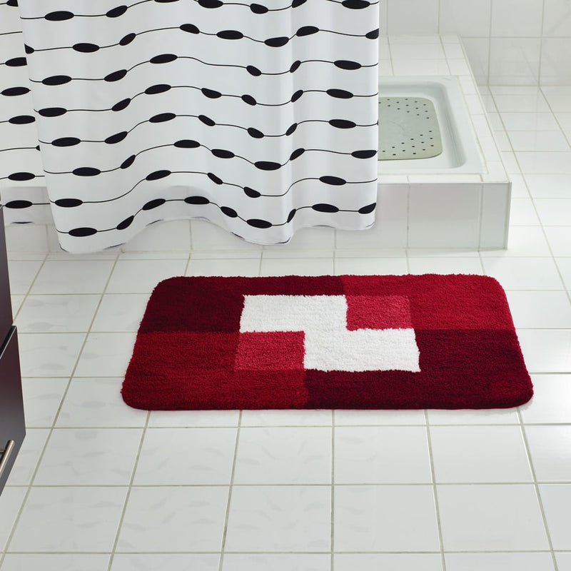 Afbeelding laden in galerijviewer, Ridder badkamermat coins 60x90 cm rood 7103306