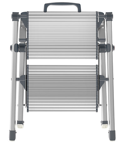 Afbeelding laden in galerijviewer, Hailo 4310-100 mk80 comfortline aluminium 2 vouwtreden