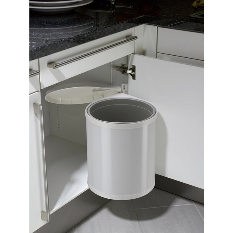 Afbeelding laden in galerijviewer, Hailo 3555-001 compact-box m prullenbak 15l wit