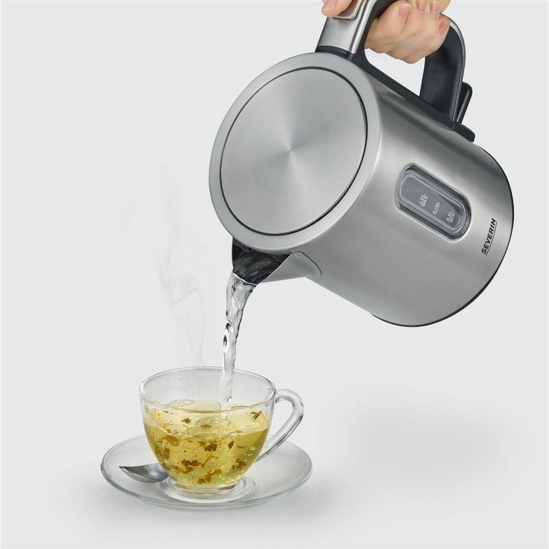Afbeelding laden in galerijviewer, Severin wk3401 waterkoker 1l 2400w rvs