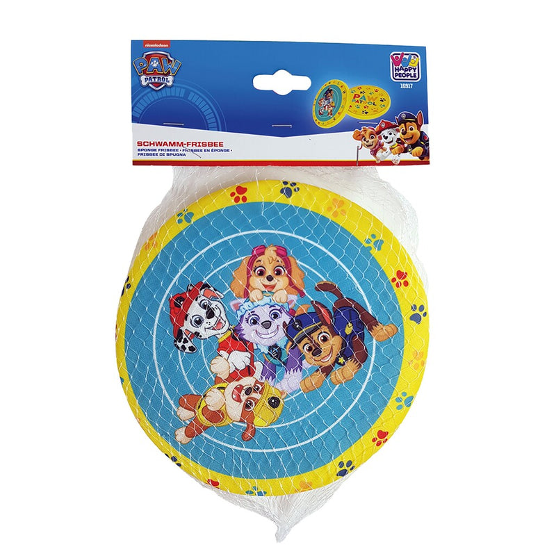 Afbeelding laden in galerijviewer, Paw patrol spons frisbee 19 cm geel blauw