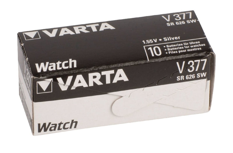 Afbeelding laden in galerijviewer, Varta v377 knoopcel batterij zilver