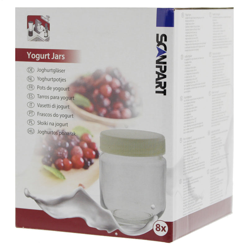Afbeelding laden in galerijviewer, Scanpart Scanpart Yoghurtpotjes 150ml 8 Stuks