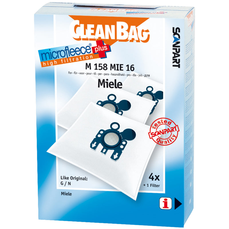 Afbeelding laden in galerijviewer, Scanpart m158mie16 microfleese stofzak miele g n micro en