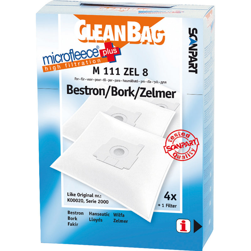 Afbeelding laden in galerijviewer, Scanpart Scanpart M111zel8 Microfleese Stofzak K2000 Micro En