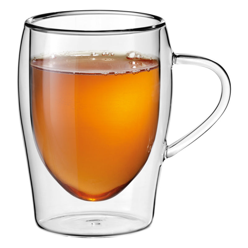 Afbeelding laden in galerijviewer, Scanpart dubbelwandige theeglazen 300 ml - thee - theeglas dubbelwandig - 2 stuks
