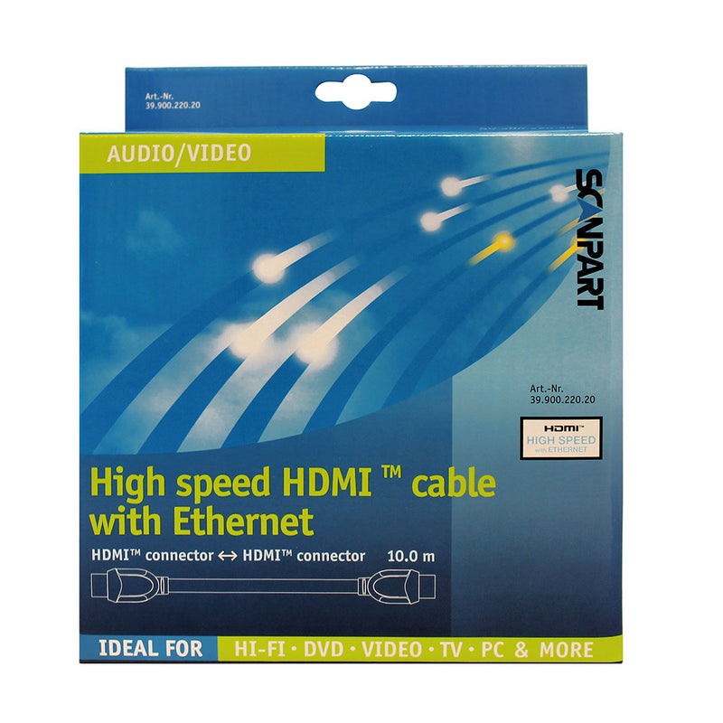 Afbeelding laden in galerijviewer, Scanpart hdmi kabel high speed en ethernet 10m
