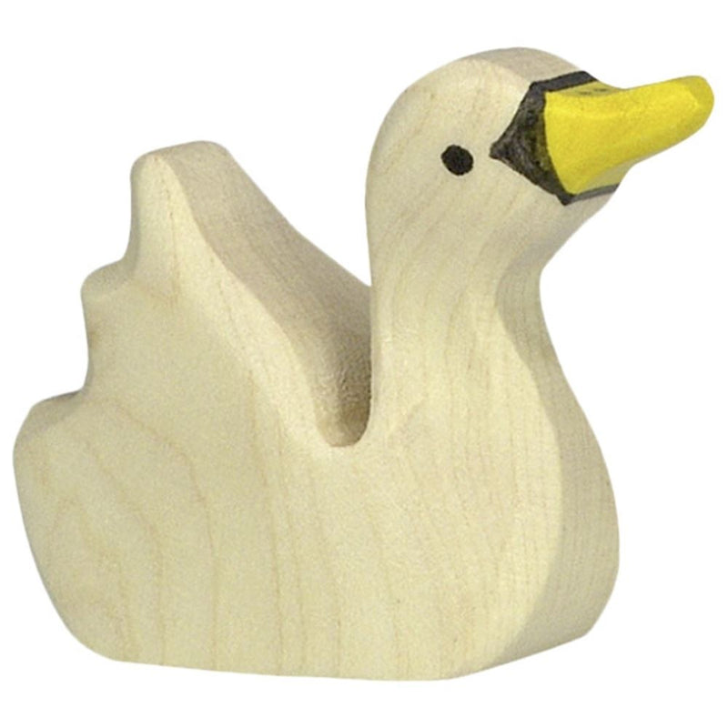 Afbeelding laden in galerijviewer, Holztiger zwaan, klein zwemmend. 3,5 cm