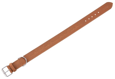 Afbeelding laden in galerijviewer, Trixie halsband hond rustic vetleer heartbeat bruin