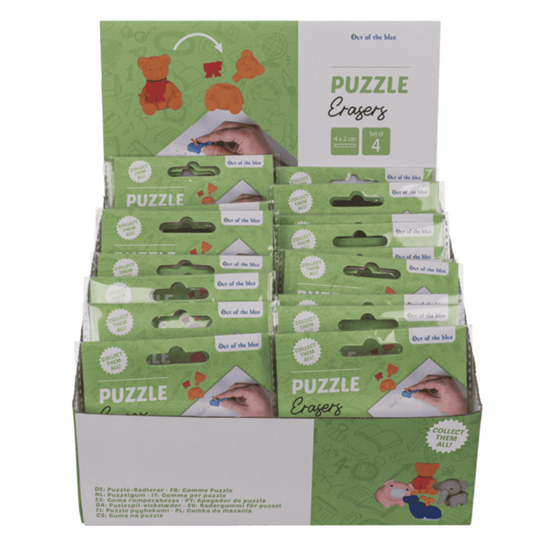 Afbeelding laden in galerijviewer, Dsp puzzelgum dieren. 4 ass in zakje. ca