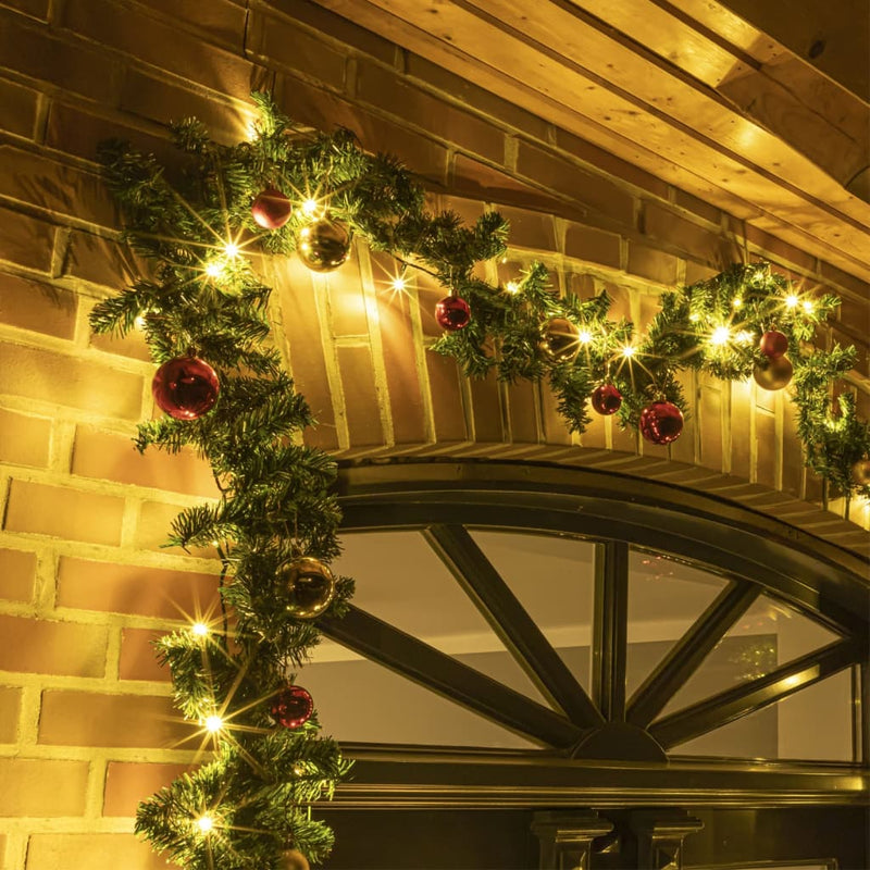 Afbeelding laden in galerijviewer, Hi kerstslinger met 80 warmwitte led's 20 m
