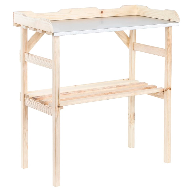 Afbeelding laden in galerijviewer, Hi oppottafel 82x38x78 cm hout