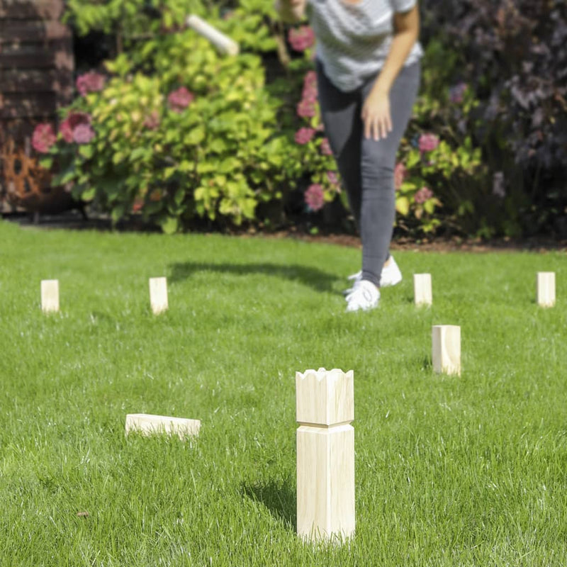Afbeelding laden in galerijviewer, Hi houten kubb-spel