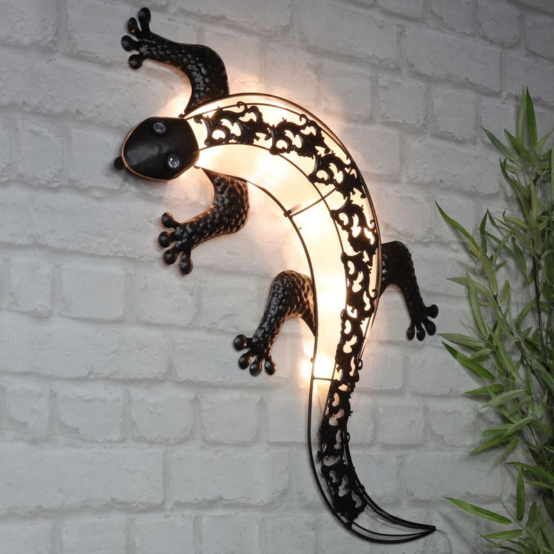 Afbeelding laden in galerijviewer, HI HI Tuinwandlamp Gecko LED
