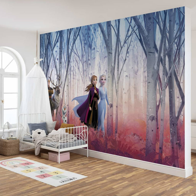 Afbeelding laden in galerijviewer, Komar fotobehang frozen friends forever 368x254 cm blauw