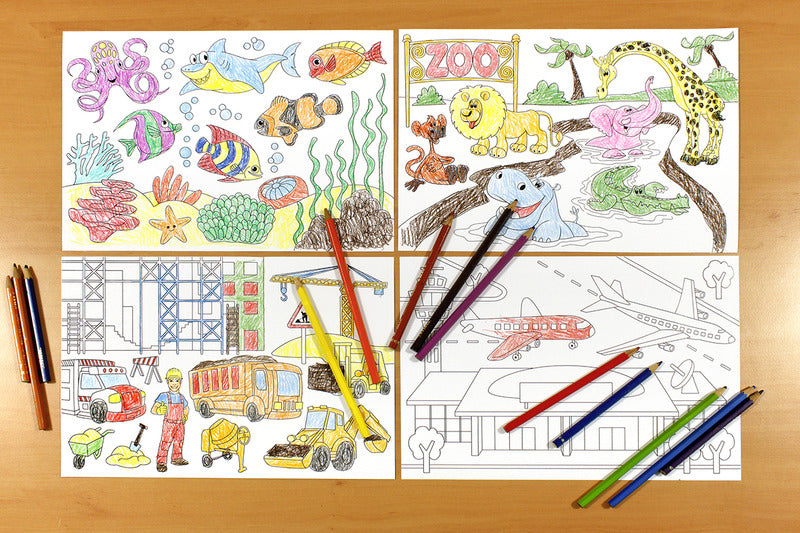 Afbeelding laden in galerijviewer, Van der doelen info notes in-8719-08 kleurboek 300mm x 200mm colouring book