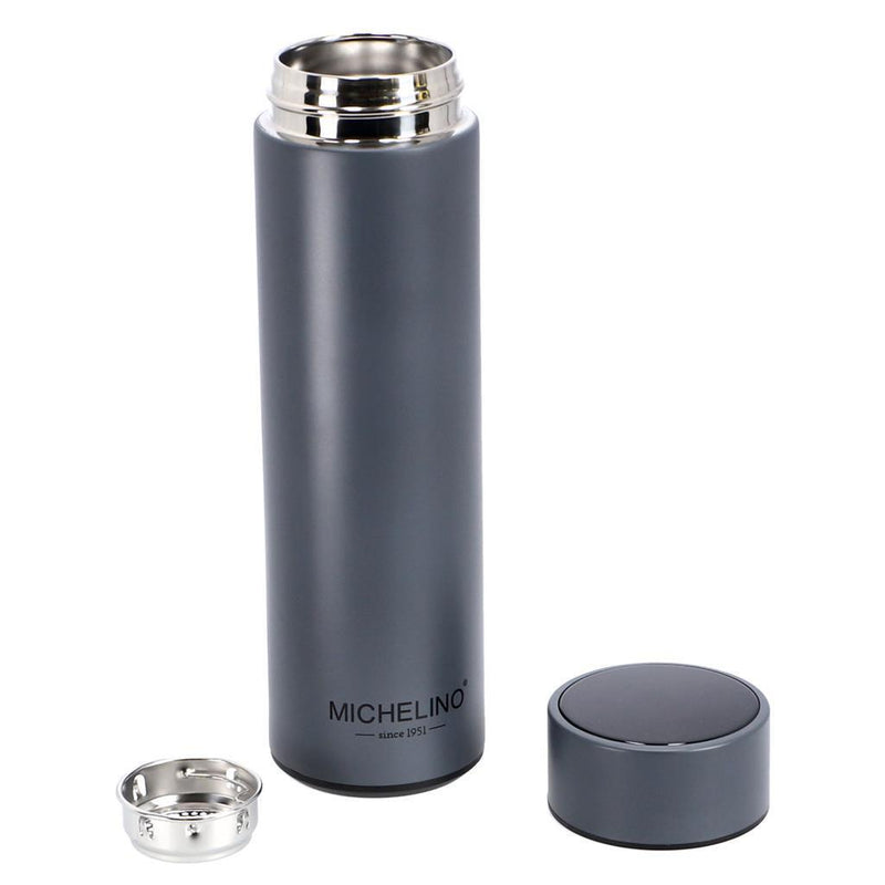 Afbeelding laden in galerijviewer, Michelino thermosfles met temperatuur aanduiding 0,5l | 2 stuks
