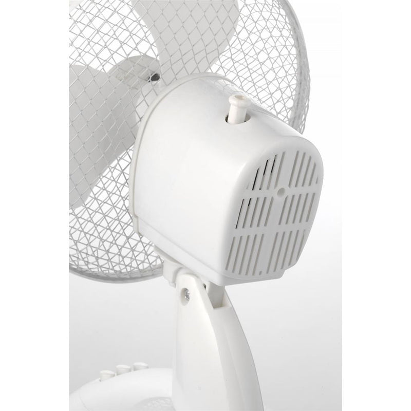 Afbeelding laden in galerijviewer, Lentz tafelventilator 23 cm wit