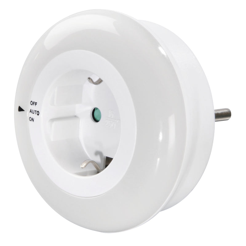 Afbeelding laden in galerijviewer, Hama led-nachtlampje circle m. geïntegr. stopcont. lichtsensor aanraakbev.