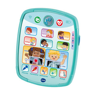 Afbeelding laden in galerijviewer, Vtech verzorg leer speelgoeddoktersset - educatief speelgoed - inclusief 15 accessoires - met gezongen liedjes