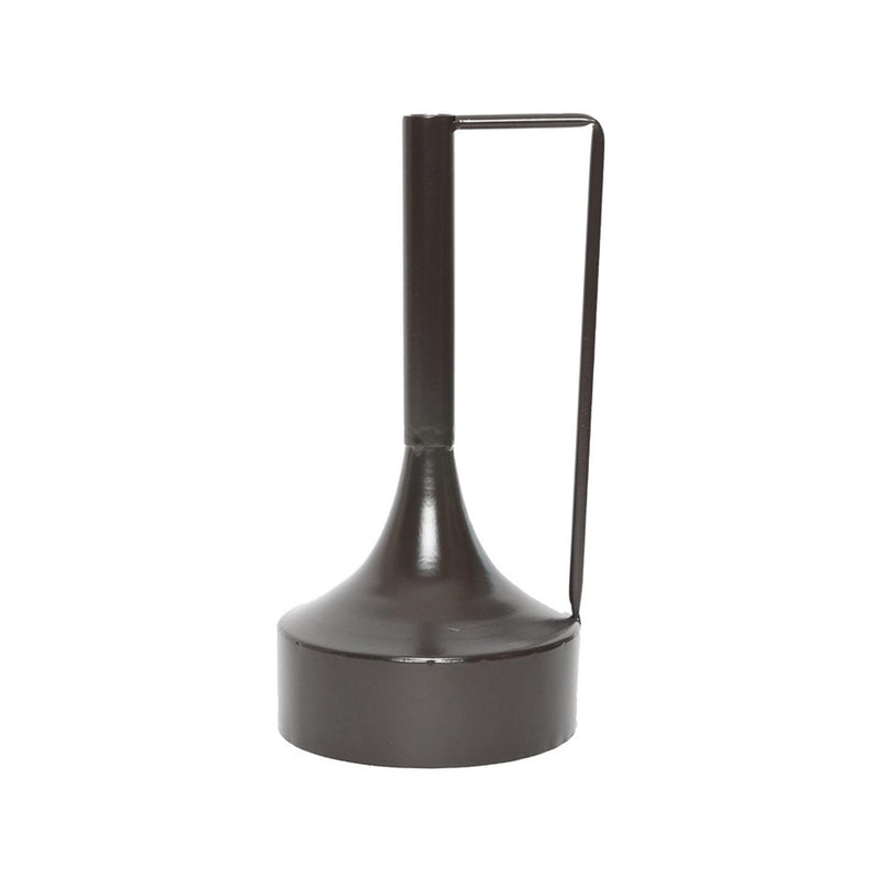 Afbeelding laden in galerijviewer, House of nature vaas tromso metal 30cm zwart